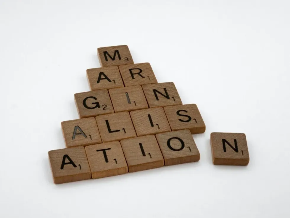 Brown wooden alphabet blocks of scrabble game