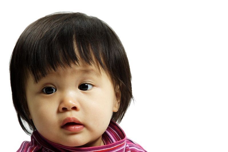 Close up of asian ethnic girl